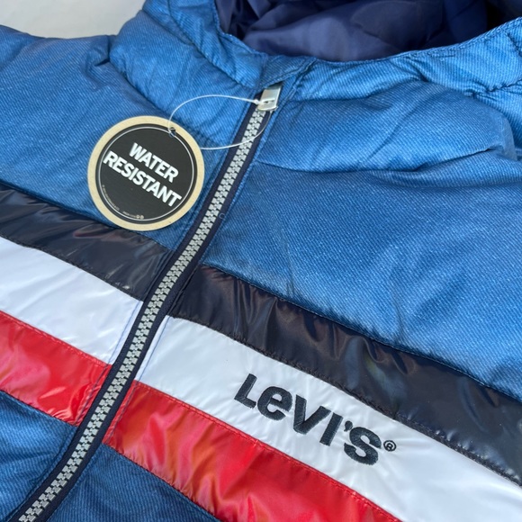 NWT Levi’s Retro Puffer Jacket - Kids Large - Picture 4 of 10